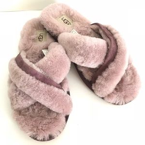 UGG Abela Purple Slides